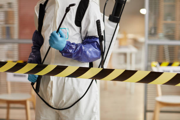 Professional Sewage Cleanup technician working in Skillman, NJ
